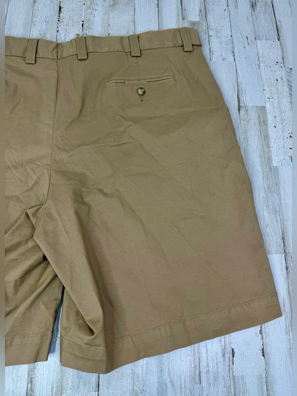 Oak Hill Shorts Mens 48 Khaki Stretch Chino Big & Tall Flat Front 10 Inseam NWT - Picture 11 of 12